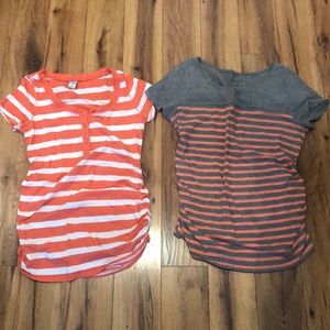 Maternity short sleeve lot